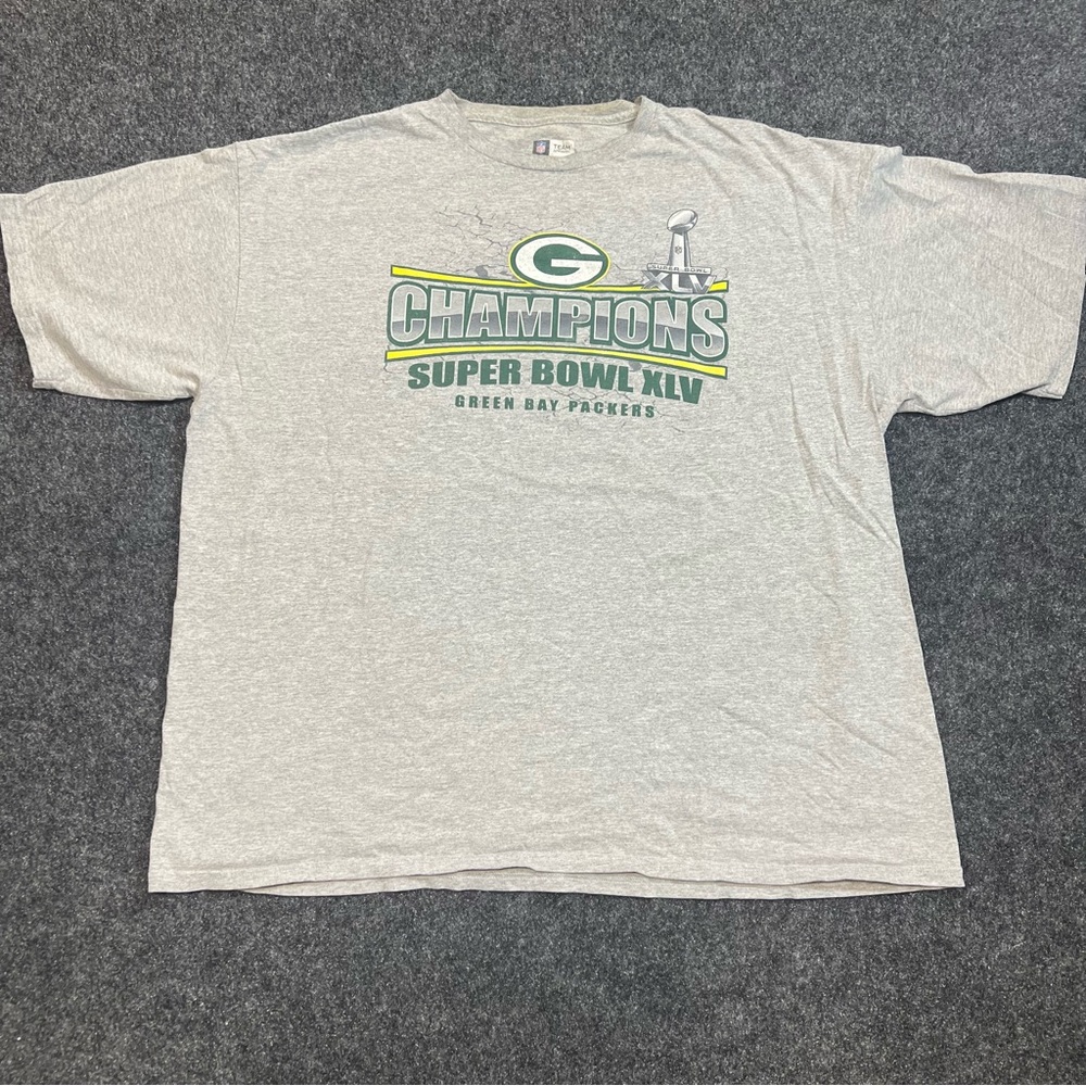 Green Bay Packers Super Bowl XLV Champions Men’s 2XL NFL T-Shirt